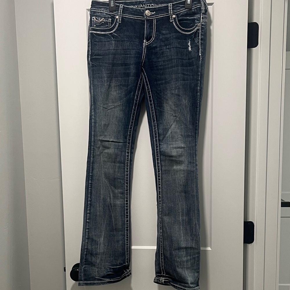 Vanity Dark Blue Boot Cut Jeans